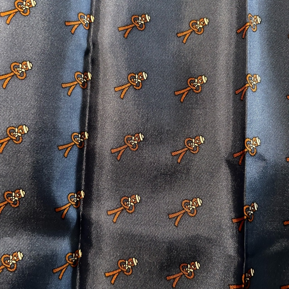 Vintage limited edition, Mr. salty neck scarf. Navy blue, 26”x26”. 70’s icon!